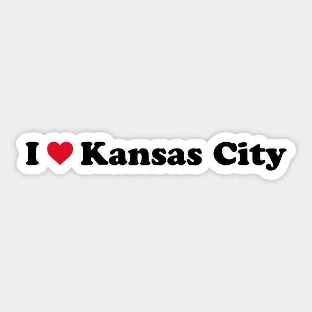 I Love Kansas City Sticker by Novel_Designs